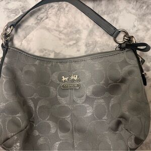 Coach Gray Shoulder Bag
